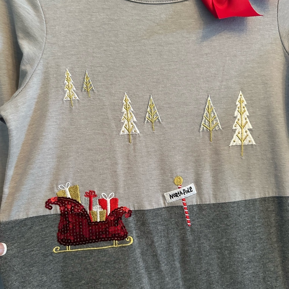 Girls Christmas dress size 14 - Picture 4 of 7